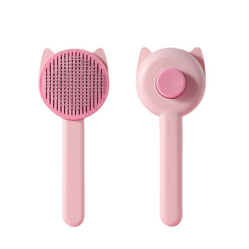 Cat Ear Self Cleaning Pet Grooming Comb