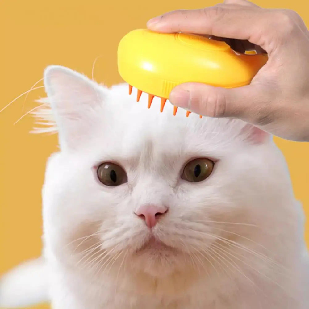 SteamClean™ Banana Pet Grooming Brush