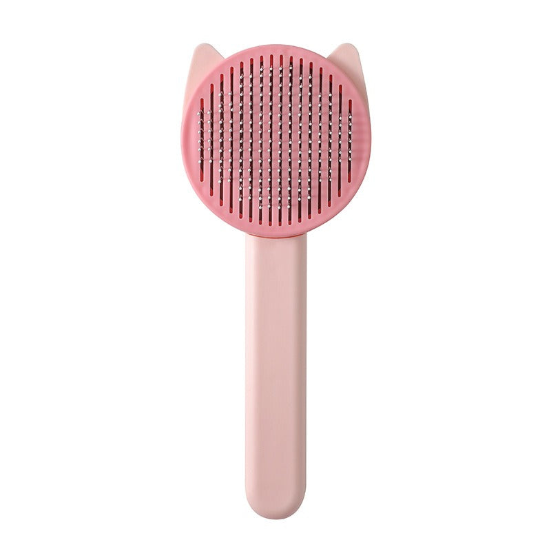 Cat Ear Self Cleaning Pet Grooming Comb