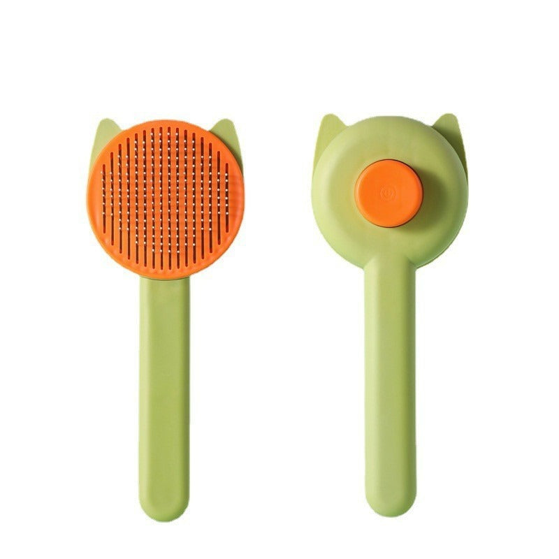 Cat Ear Self Cleaning Pet Grooming Comb